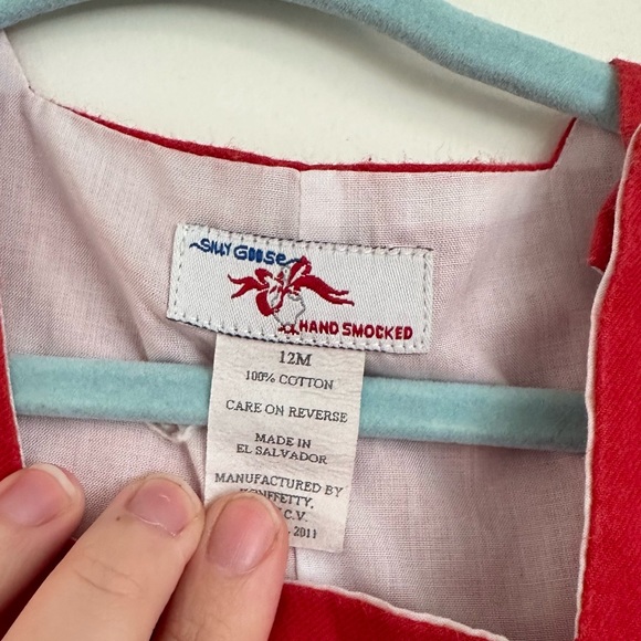 Reindeer Silly Goose Hand Smocked - Picture 2 of 2